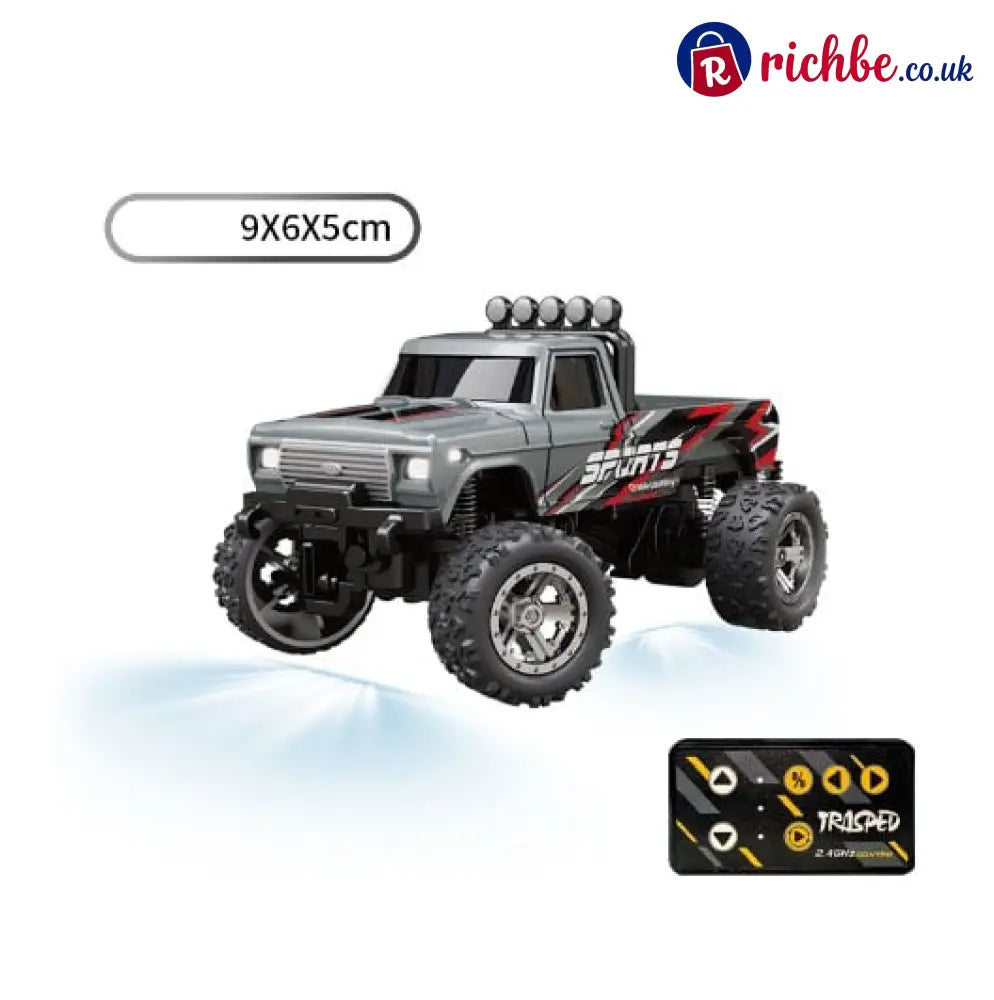 🔥OEIN Mini RC Monster Truck - Gray