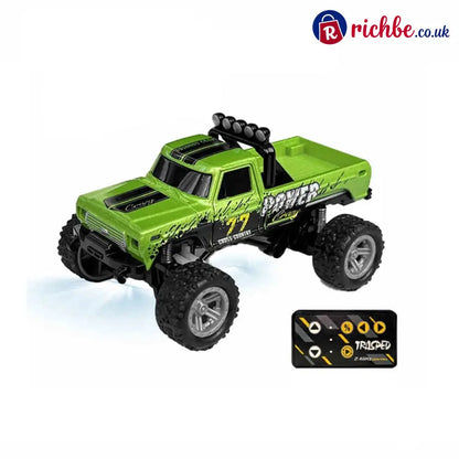 🔥OEIN Mini RC Monster Truck - Olive Green