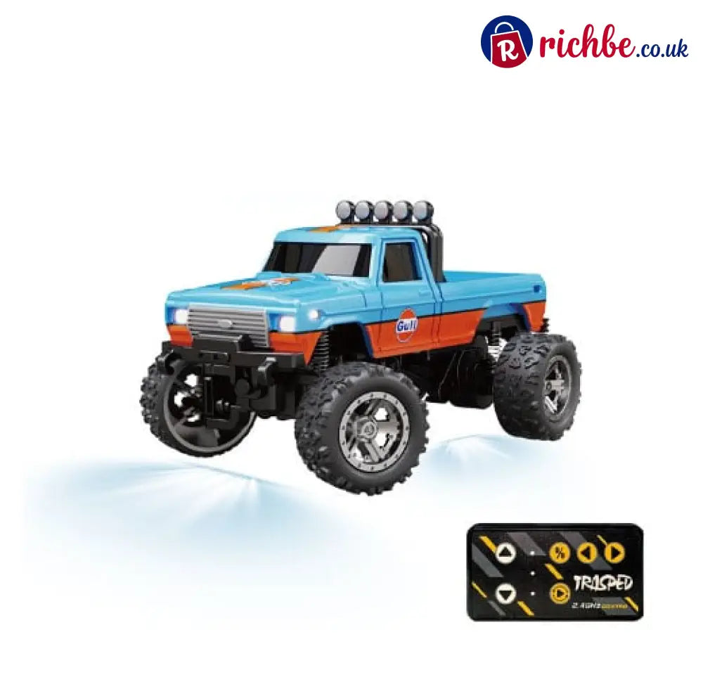 🔥OEIN Mini RC Monster Truck - Orange Blue