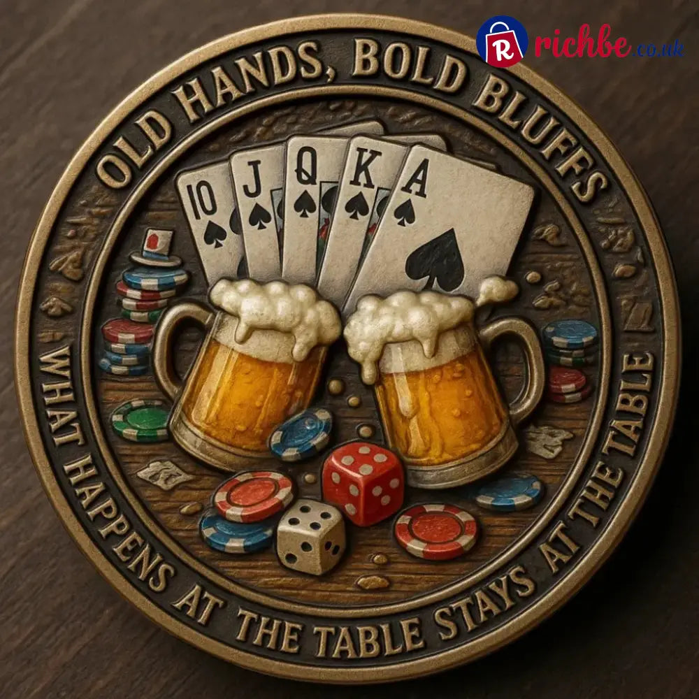 OLD BASTARDS POKER CLUB – CHALLENGE COIN