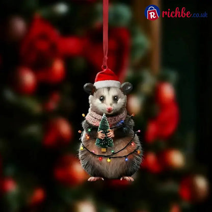 Opossum Christmas Ornament - Christmas Tree Possum / ✨BUY 1
