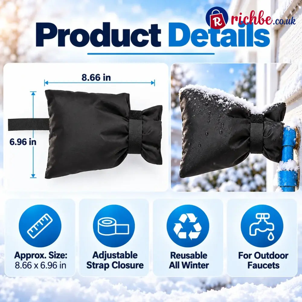 ❄️ Outdoor Faucet Covers for Winter – Insulated Spigot Protectors - Buy 1