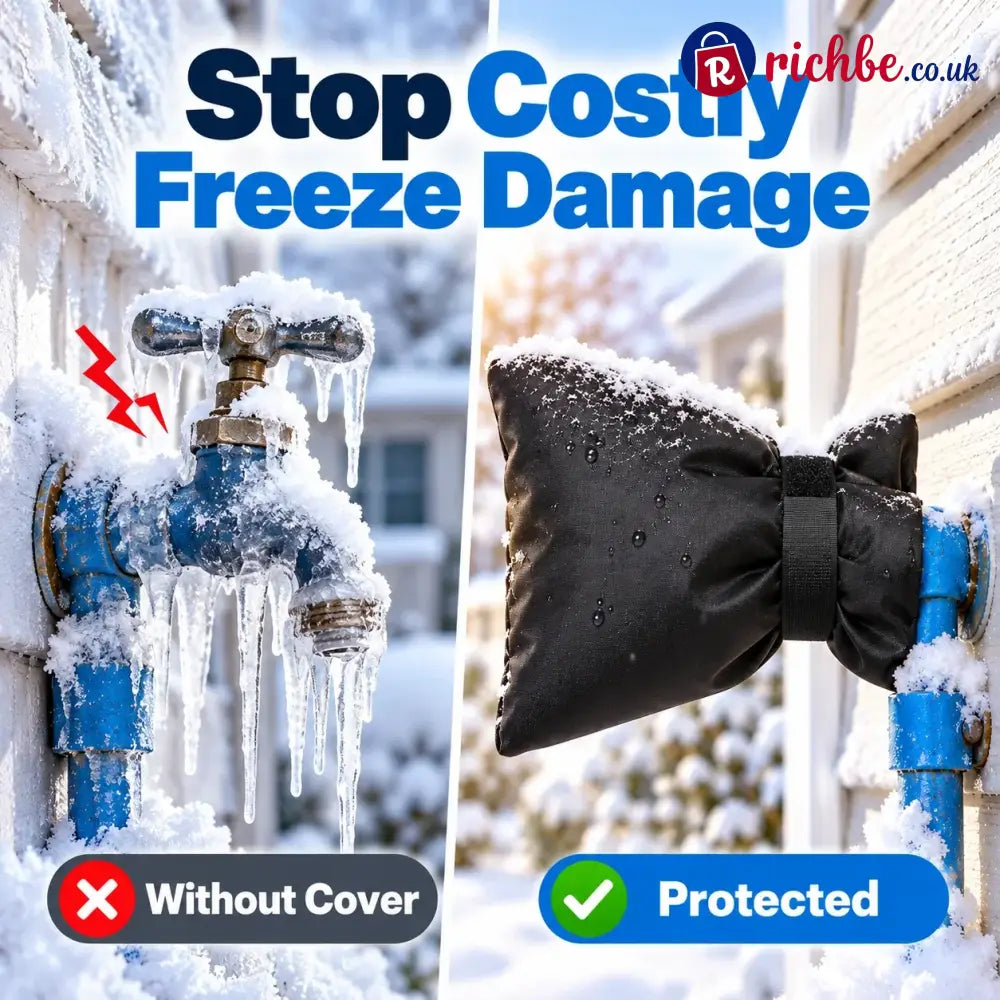 ❄️ Outdoor Faucet Covers for Winter – Insulated Spigot Protectors - Buy 1