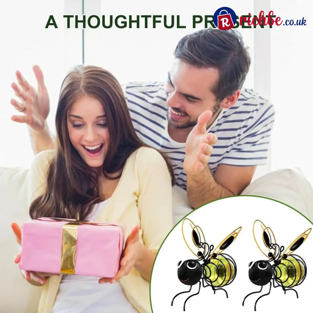 🐝Outdoor Hanging Solar Bee Light - Perfect gift for plant lovers moms or literally anyone who smiles ❤️