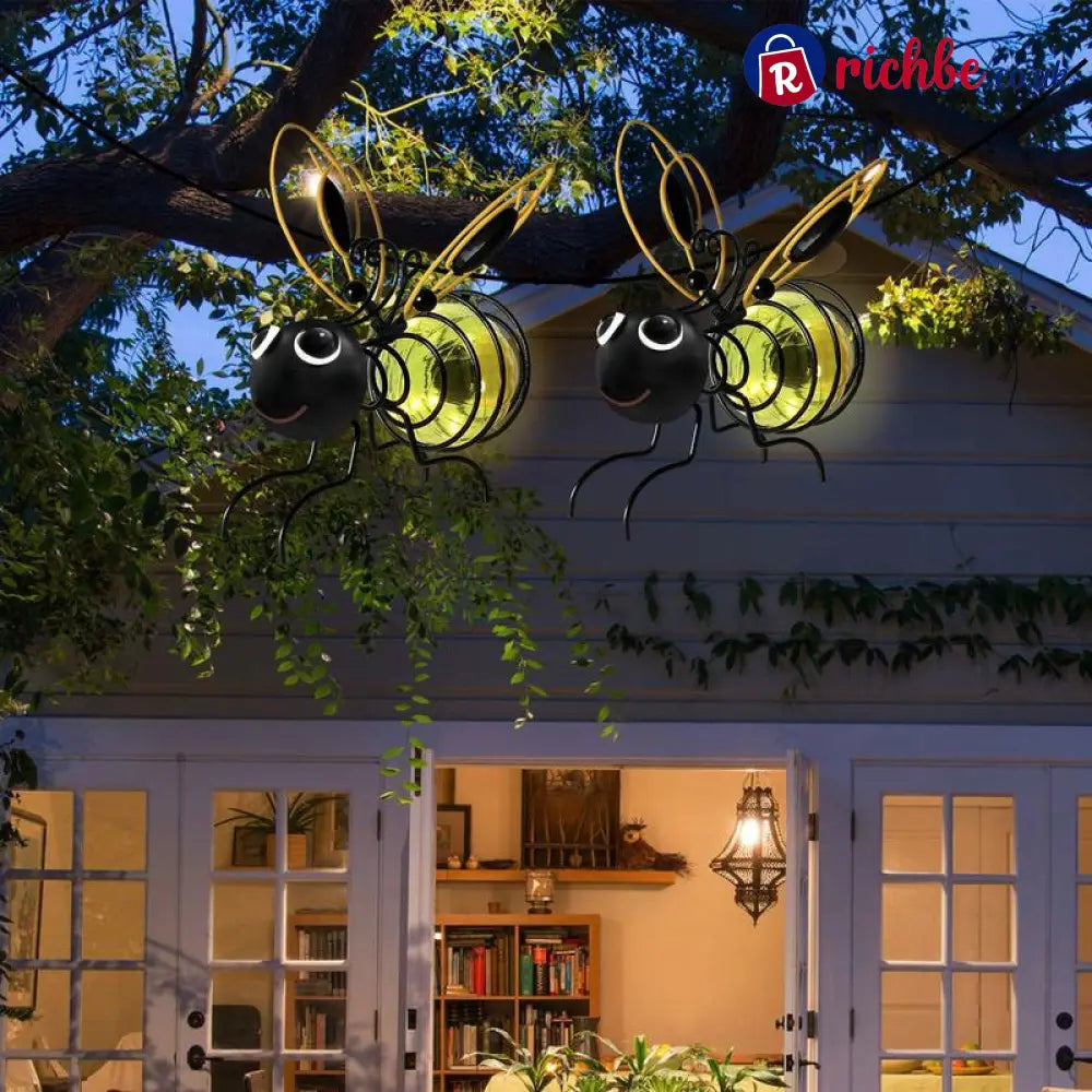 🐝Outdoor Hanging Solar Bee Light - Perfect gift for plant lovers moms or literally anyone who smiles ❤️