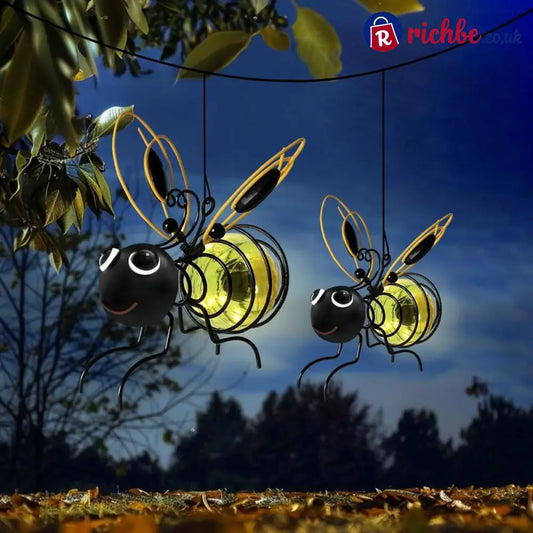 🐝Outdoor Hanging Solar Bee Light - Perfect gift for plant lovers moms or literally anyone who smiles ❤️
