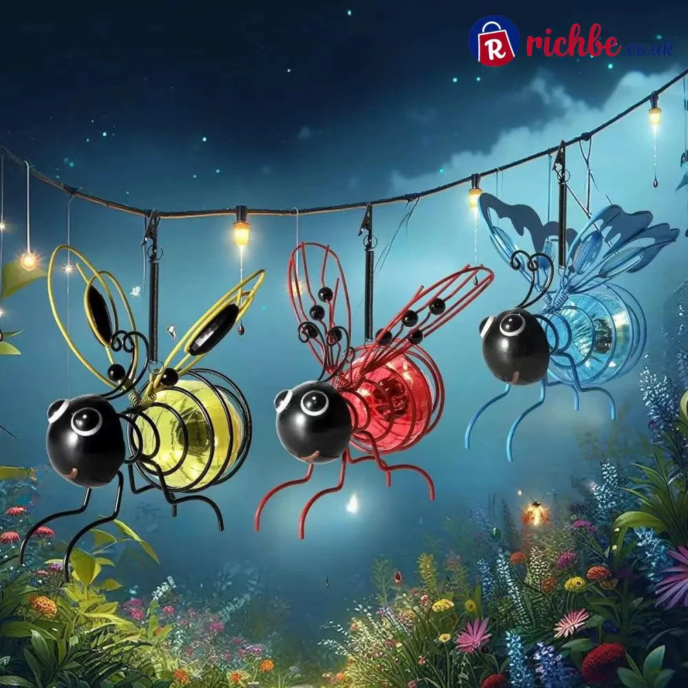 🐝Outdoor Hanging Solar Bee Light - Perfect gift for plant lovers moms or literally anyone who smiles ❤️