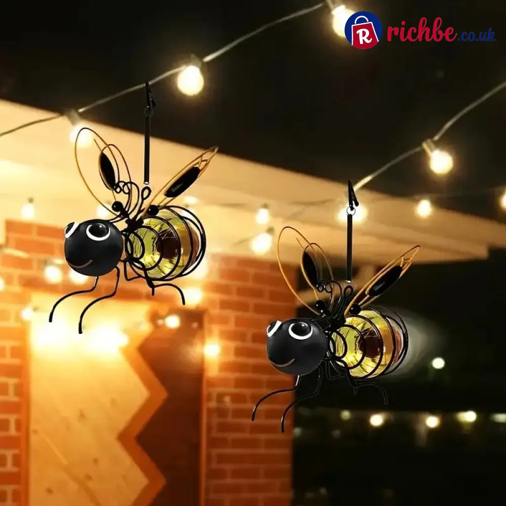 🐝Outdoor Hanging Solar Bee Light - Perfect gift for plant lovers moms or literally anyone who smiles ❤️