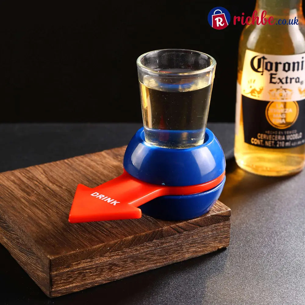 🎲 Penalty Spin Wheel Drinking Game Toy – Russian Roulette Party Game Prop 🍻 - Blue⬇️ / 1PCs-Try It!