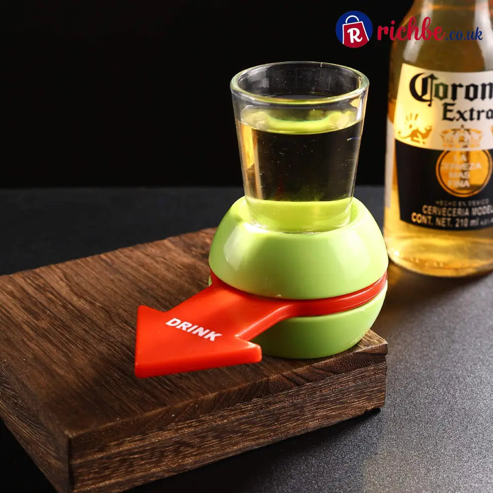 🎲 Penalty Spin Wheel Drinking Game Toy – Russian Roulette Party Game Prop 🍻 - Green🔥 / 1PCs-Try It!