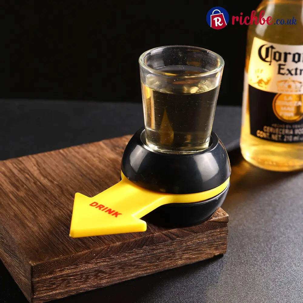 🎲 Penalty Spin Wheel Drinking Game Toy – Russian Roulette Party Game Prop 🍻 - Yellow😍 / 1PCs-Try It!