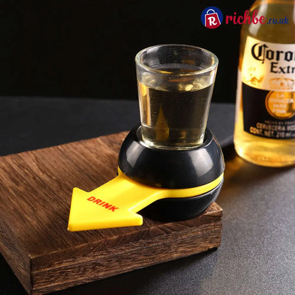 🎲 Penalty Spin Wheel Drinking Game Toy – Russian Roulette Party Game Prop 🍻 - Yellow😍 / 1PCs-Try It!