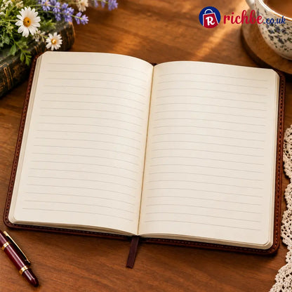 📖 Personalized Leather Scripture Notebook