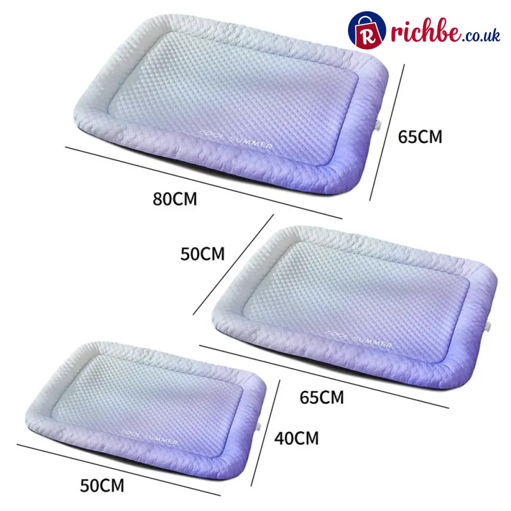 Pet Cooling Pad Mat for Dogs and Cats - Ice Silk Summer Cool Bed Blanket - Hot Sale