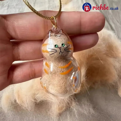 🐾Pet Hair Memorial Capsule Keychain