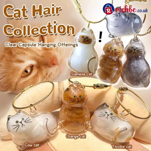 🐾Pet Hair Memorial Capsule Keychain