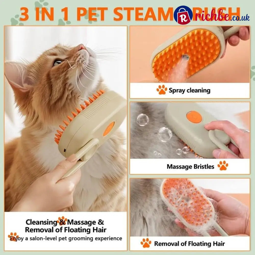 Pet Steam Brush