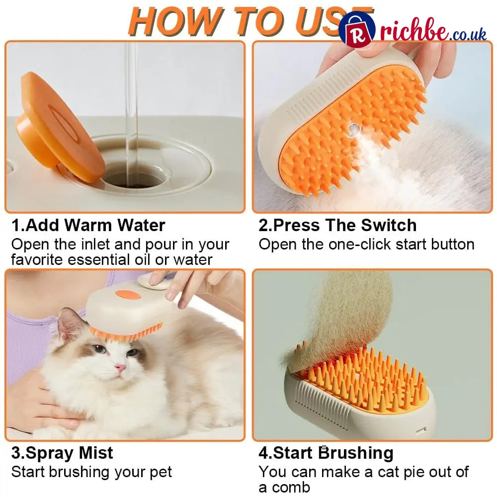 Pet Steam Brush