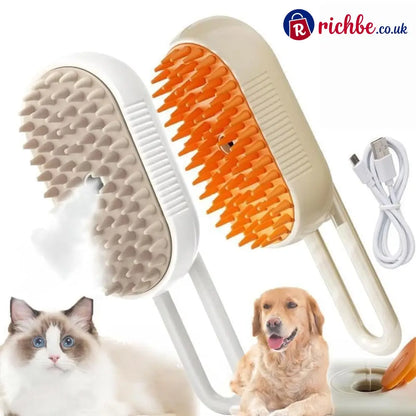 Pet Steam Brush - Khaki