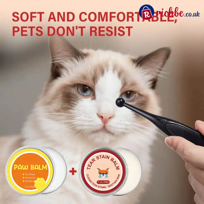 Pet Tear Stain Protection Cream & Brush Set