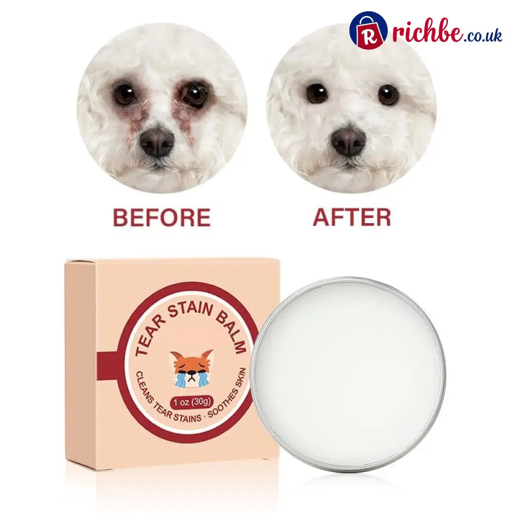 Pet Tear Stain Protection Cream & Brush Set