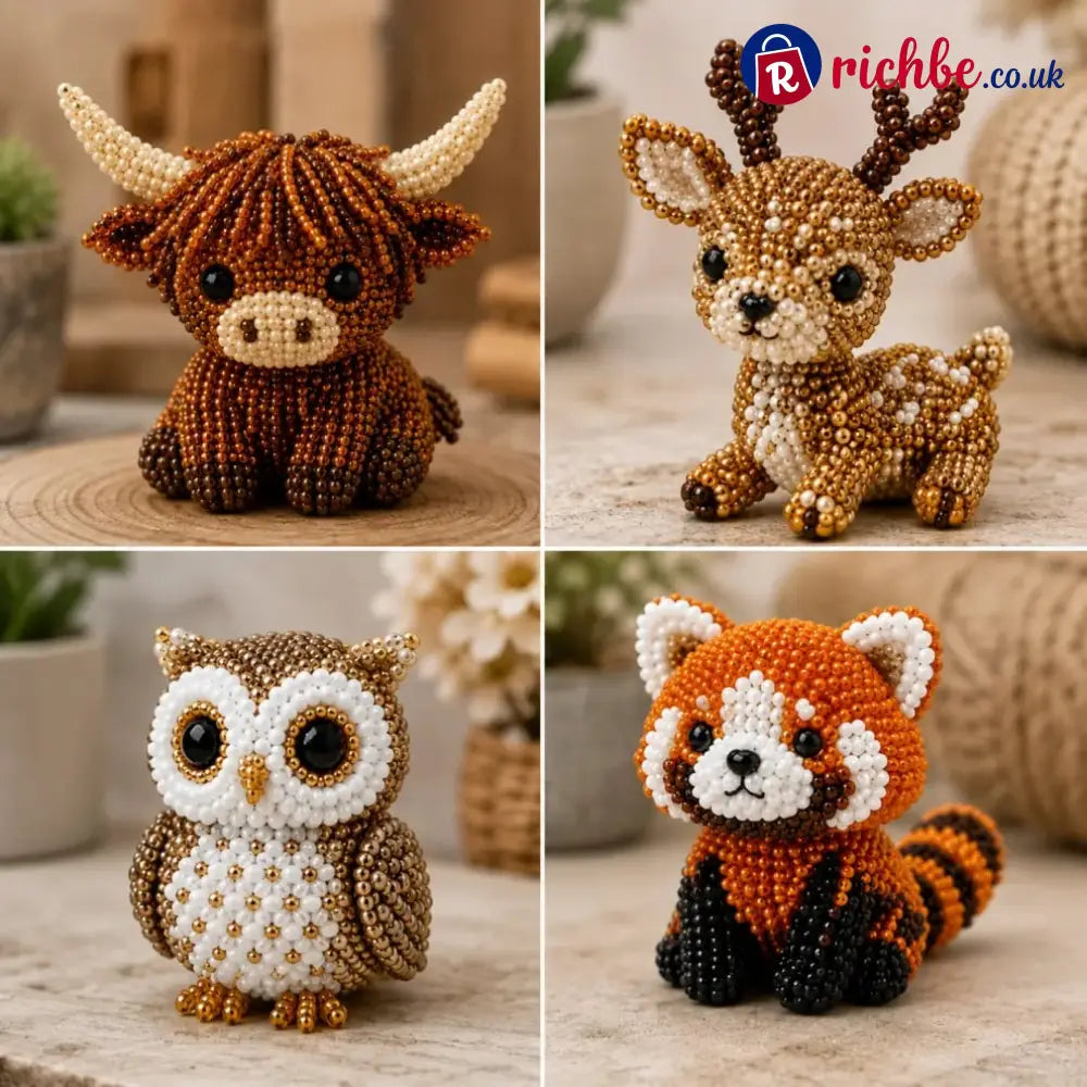 🧵✨Petite 3D Beaded Animal Craft Kit