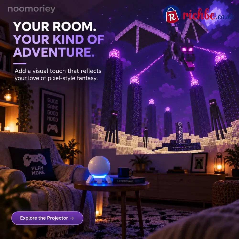🎮 Pixel Fantasy Scene Projector – Ambient Decor for Gaming Rooms - All Collections