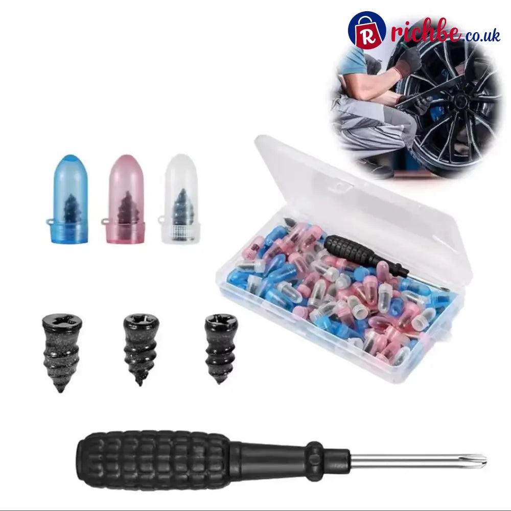 Place an order and receive a gift for one day only🔥🔥Tire Repair Rubber Nails Kit with 2 Sizes