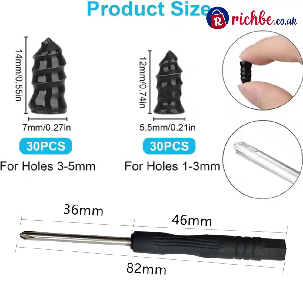 Place an order and receive a gift for one day only🔥🔥Tire Repair Rubber Nails Kit with 2 Sizes