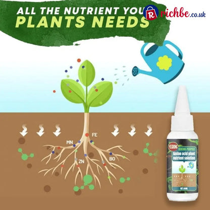 🌿 Plant Food Supplement for Greener Leaves Blooms & Garden Care - Tools & Gadgets