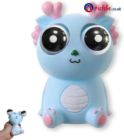 Pop-Out Eye Dragon Squeeze Toy - Stress Relief Sensory Squishy✨Funny Anti-Stress Ball