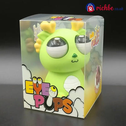 Pop-Out Eye Dragon Squeeze Toy - Stress Relief Sensory Squishy✨Funny Anti-Stress Ball - Green / Buy 1