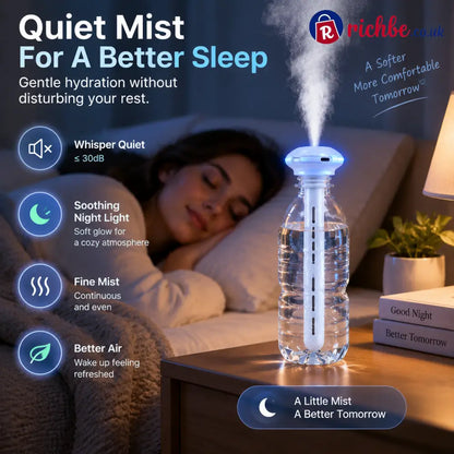 💧 Portable Bottle Humidifier | Turn Any Bottle Into A Personal Mist Maker