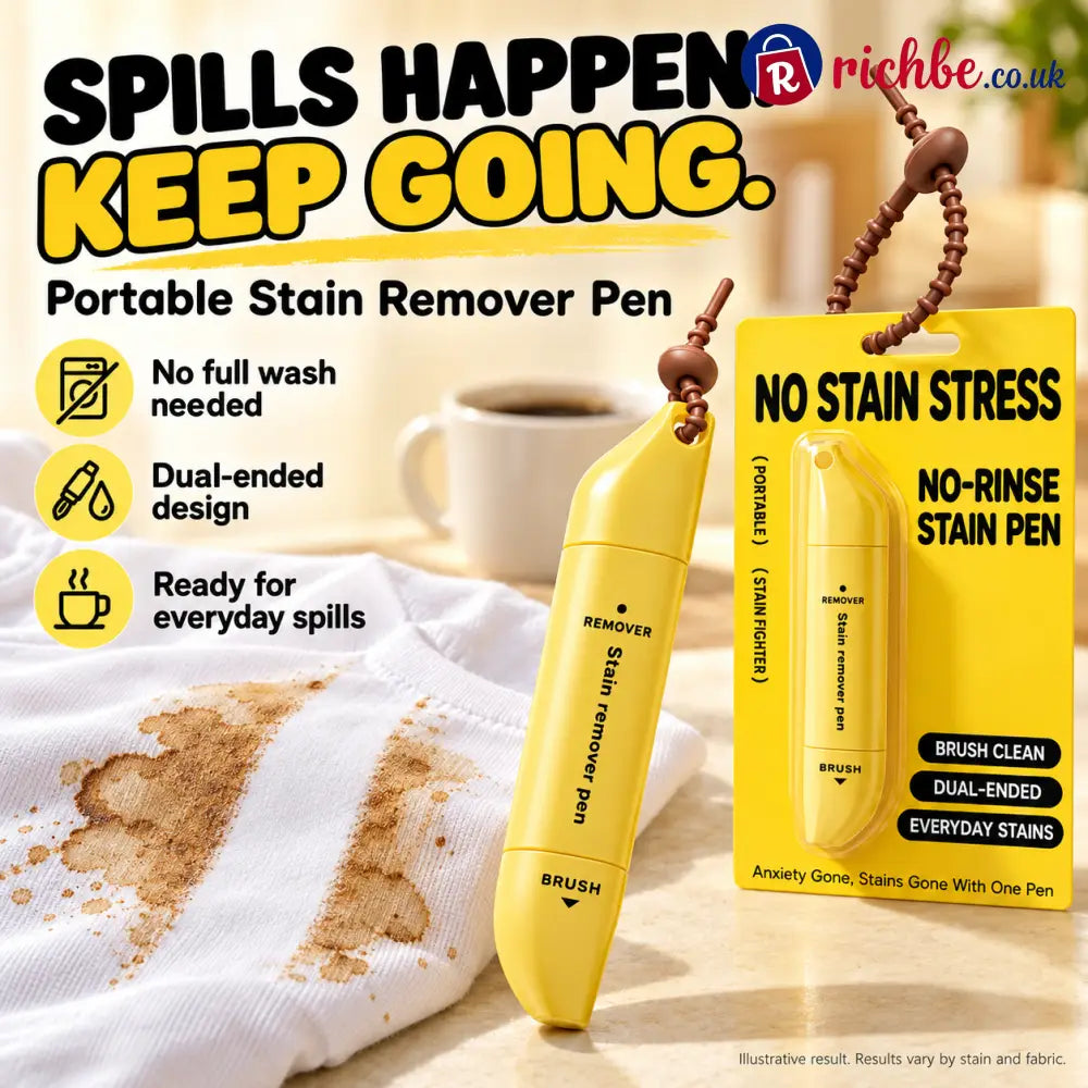 Portable Dual-Head Stain Remover Pen - Hot Sale