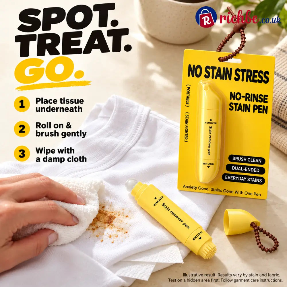 Portable Dual-Head Stain Remover Pen - Hot Sale