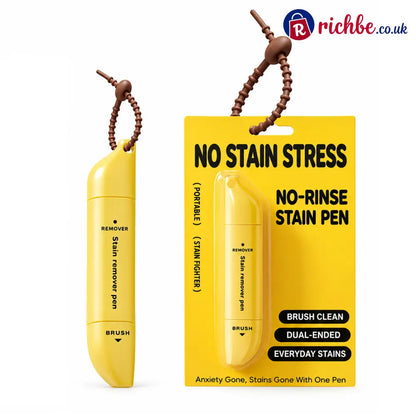 Portable Dual-Head Stain Remover Pen - Yellow - Hot Sale