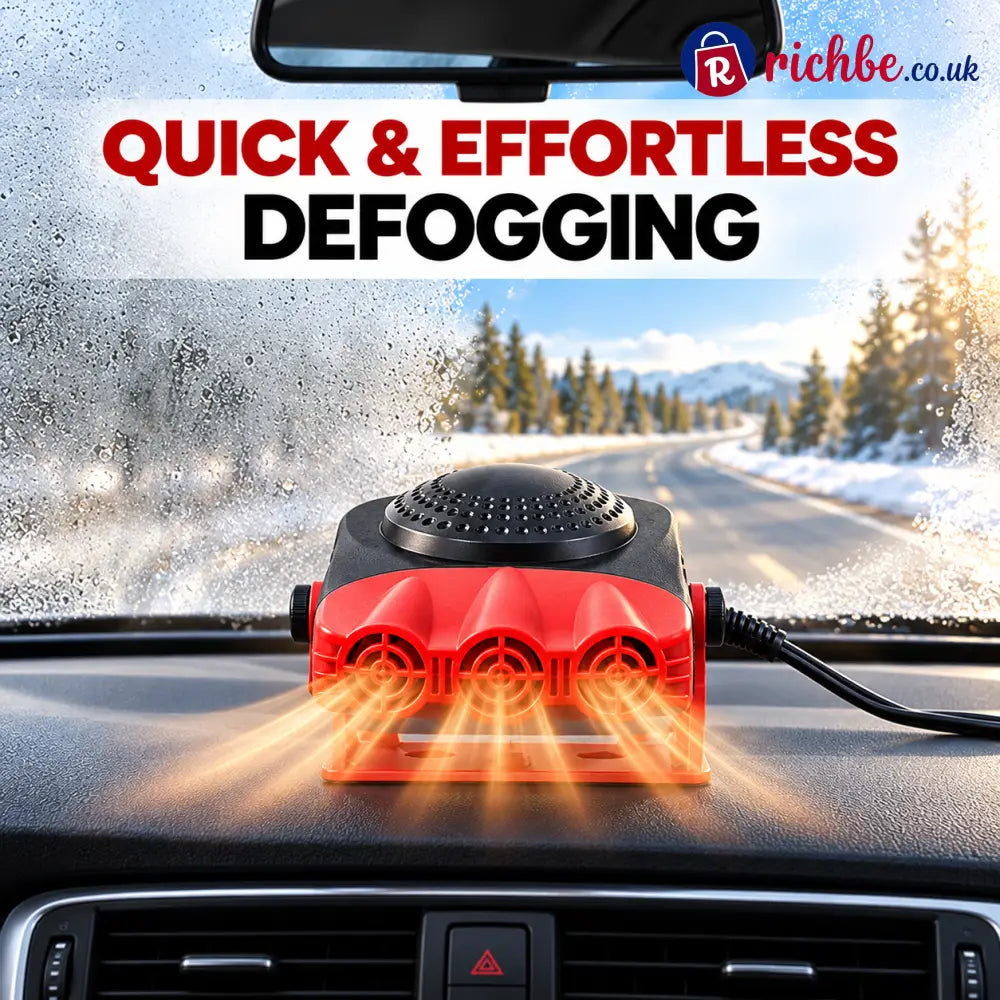 Portable Dual Mode Windshield Defogger For Car Jeep Trucks (CHD)