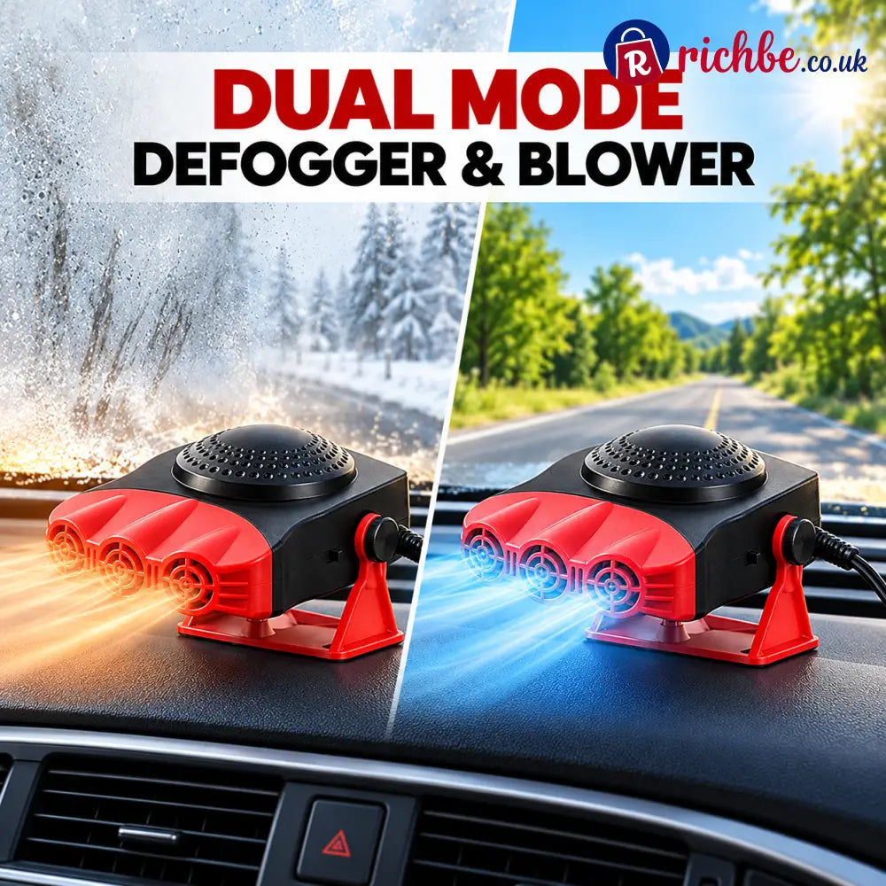 Portable Dual Mode Windshield Defogger For Car Jeep Trucks (CHD)