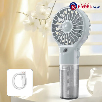 🧊Portable Handheld Mist Cooling Fan ❄️ - grey / Normal - Houseware & Kitchen