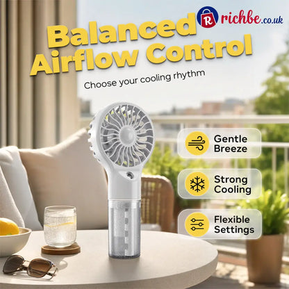 🧊Portable Handheld Mist Cooling Fan ❄️ - Houseware & Kitchen