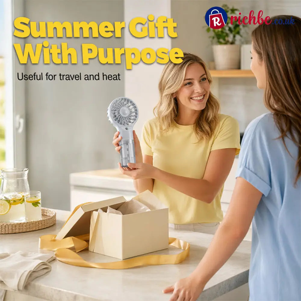 🧊Portable Handheld Mist Cooling Fan ❄️ - Houseware & Kitchen