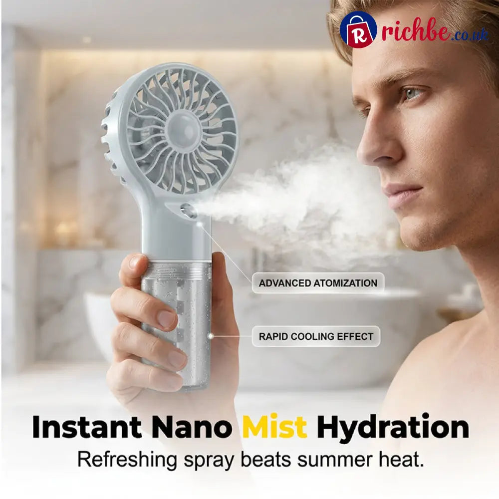 🧊Portable Handheld Mist Cooling Fan ❄️ - Houseware & Kitchen