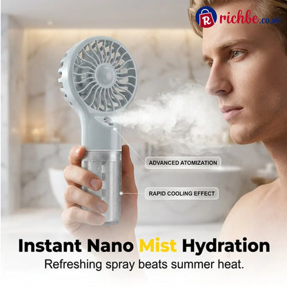 🧊Portable Handheld Mist Cooling Fan ❄️ - Houseware & Kitchen