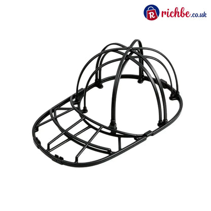 PP Hat Washer Cage with Adjustable Shaper - Black / 1 Pack