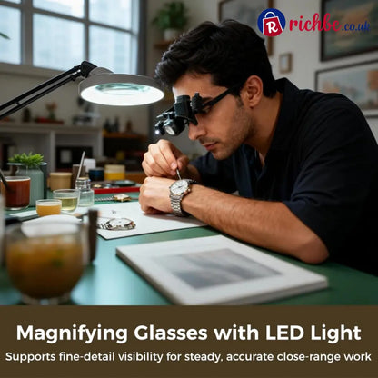 🔍 Precision LED Magnifier for Electronics & Crafts 🛠️ - Hot sale