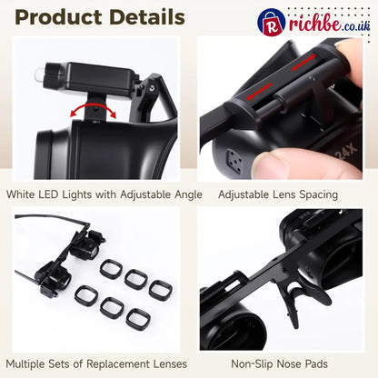 🔍 Precision LED Magnifier for Electronics & Crafts 🛠️ - Hot sale