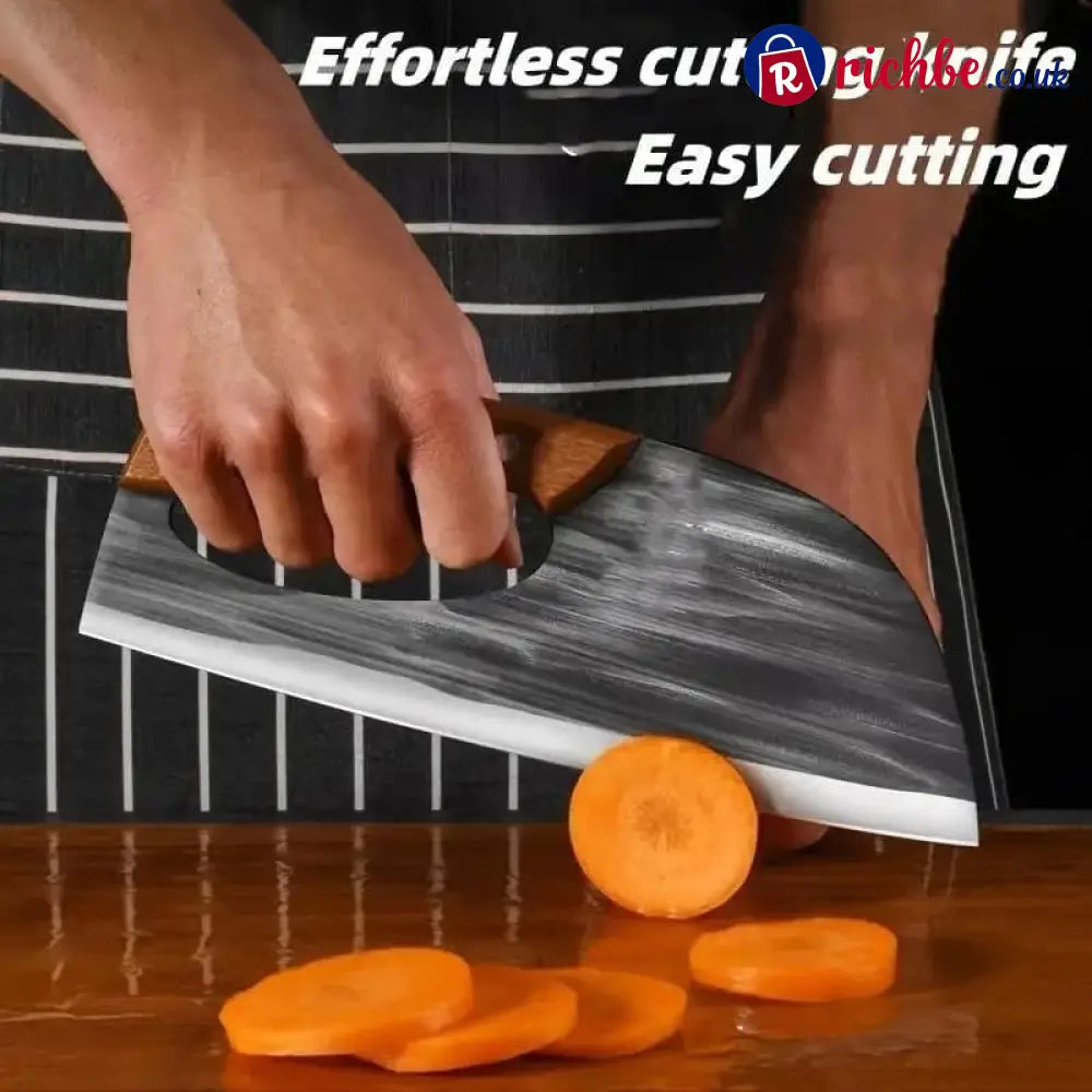 Premium Hand-Forged Chef’s Knife & Cleaver Set
