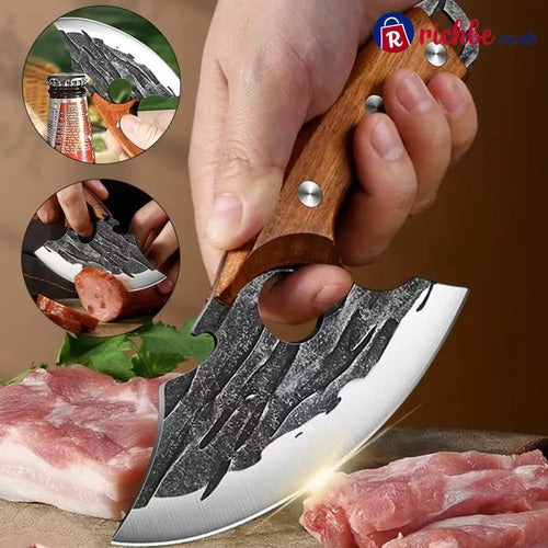 Premium Hand-Forged Chef’s Knife & Cleaver Set
