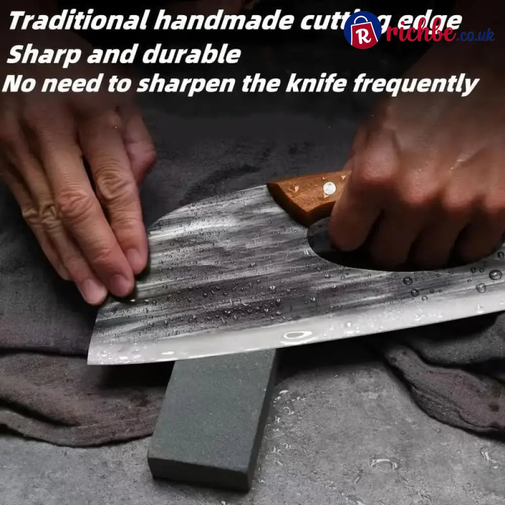 Premium Hand-Forged Chef’s Knife & Cleaver Set