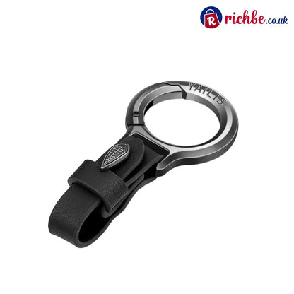 Premium Metal Quick-Release Keychain(2 pcs) - Black（2 pcs) / Gunmetal